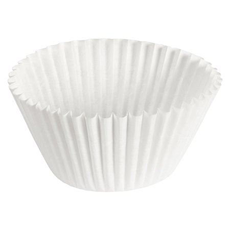 AMERICAN 6" White Fluted Baking Cups 10000 PK 610070